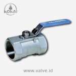 Stainless Steel Ball Valve, 1 Piece R-Bore, PN 63
